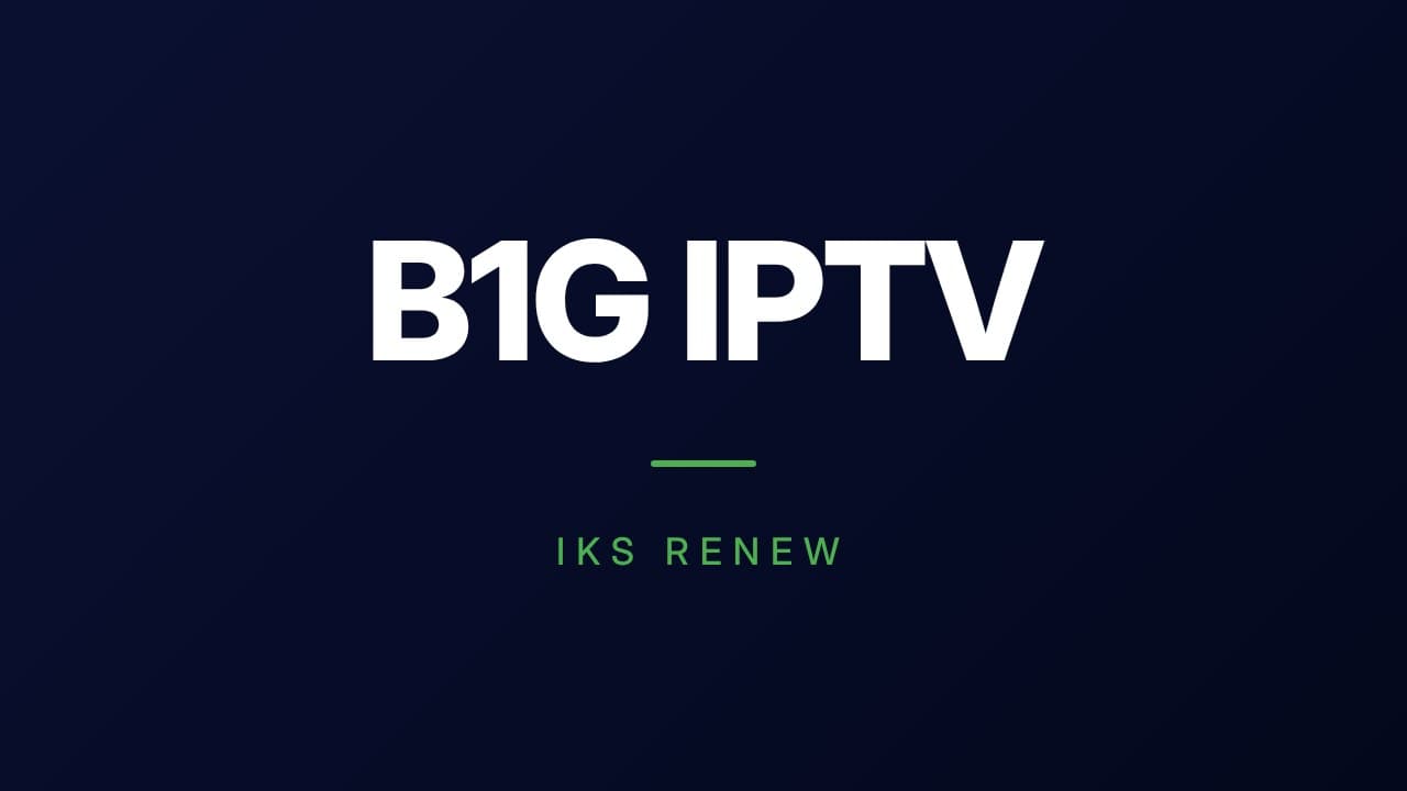B1G IPTV